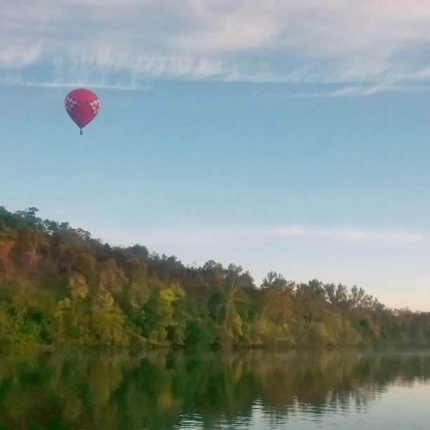 lake taneycomo, Branson hot air balloon, Branson fly fishing